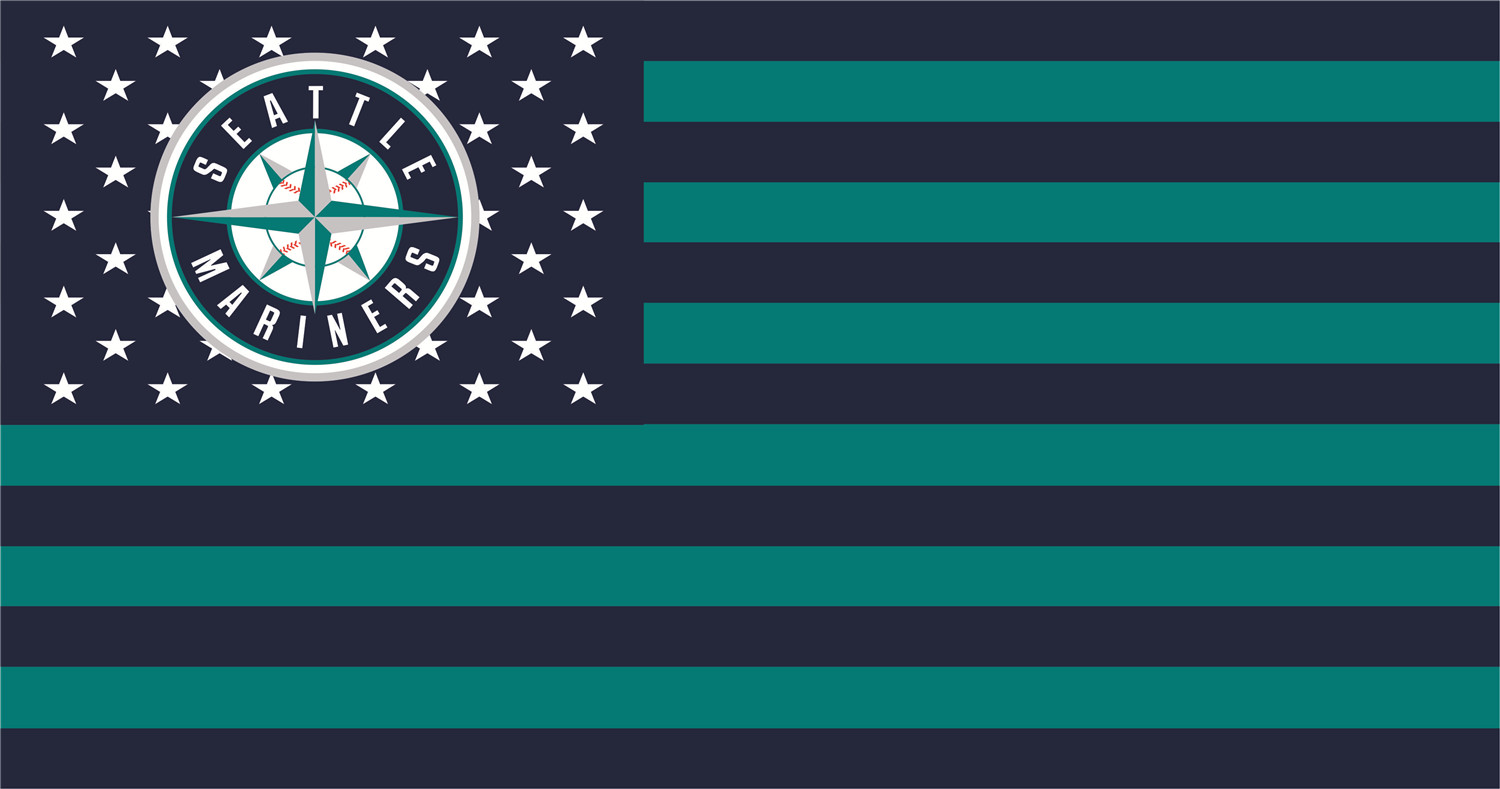 Seattle Mariners Flags fabric transfer